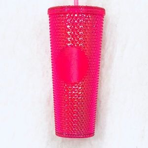 Studded Pink Starbucks Cup